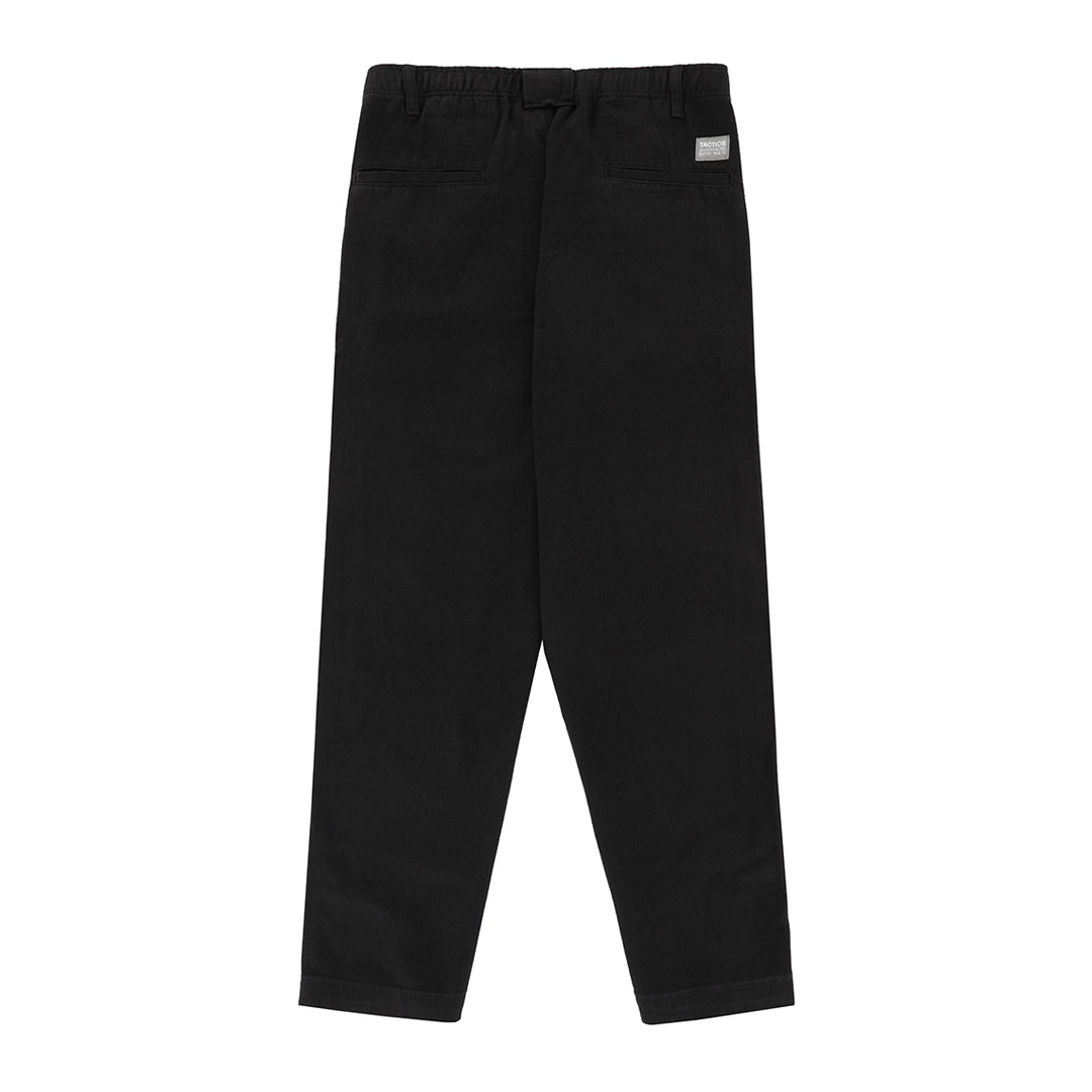 TACTICS（タクティクス）| BUFFET PLEATED PANTS / BLACK | スノーボード・スケートボードのTACTICS JAPAN