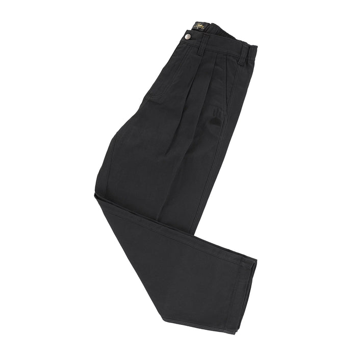TACTICS（タクティクス）| BUFFET PLEATED PANTS / BLACK | スノーボード・スケートボードのTACTICS JAPAN