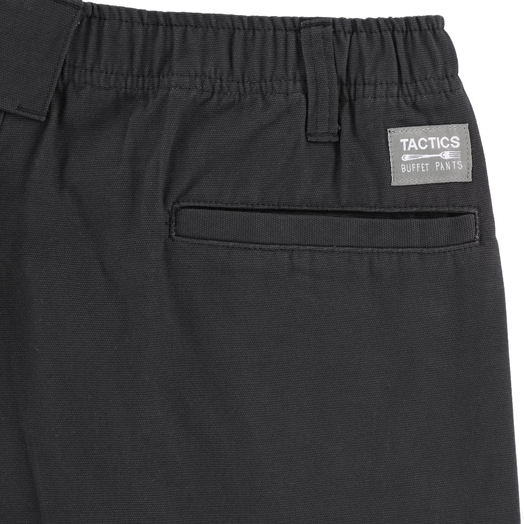TACTICS（タクティクス）| BUFFET PLEATED PANTS / BLACK | スノーボード・スケートボードのTACTICS JAPAN