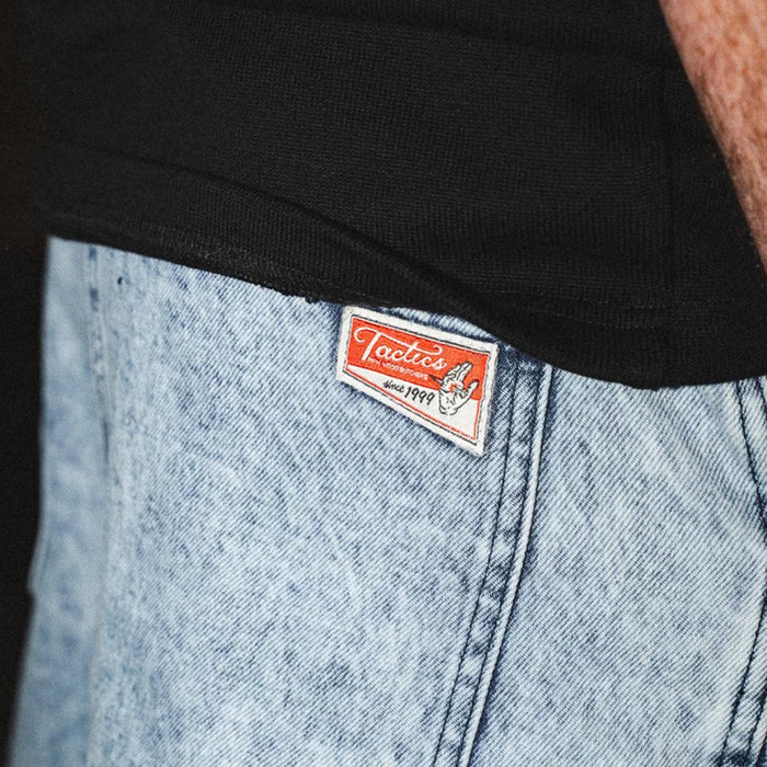 TACTICS（タクティクス）| CARPENTER DENIM SHORTS / WASHED BLUE | スノーボード・スケートボードのTACTICS JAPAN