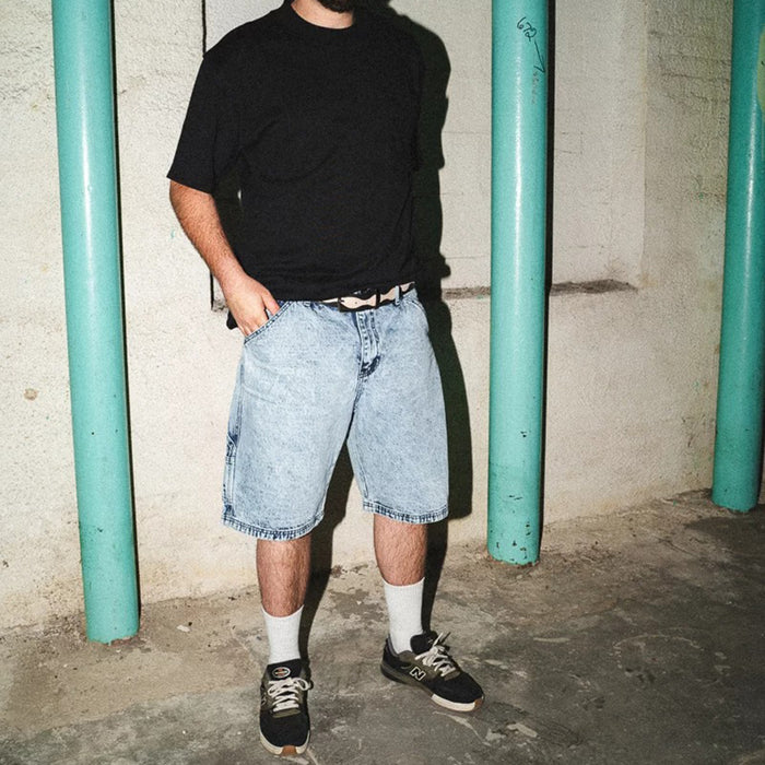 TACTICS（タクティクス）| CARPENTER DENIM SHORTS / WASHED BLUE | スノーボード・スケートボードのTACTICS JAPAN