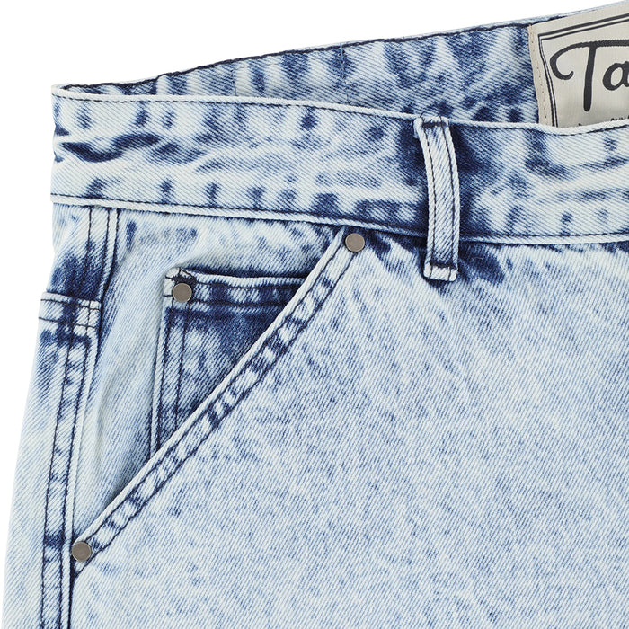 TACTICS（タクティクス）| CARPENTER DENIM SHORTS / WASHED BLUE | スノーボード・スケートボードのTACTICS JAPAN