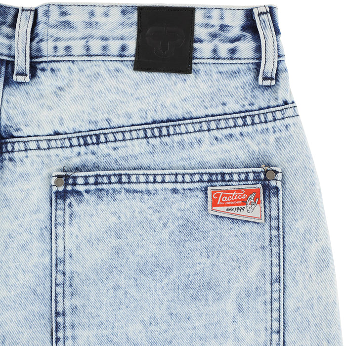 TACTICS（タクティクス）| CARPENTER DENIM SHORTS / WASHED BLUE | スノーボード・スケートボードのTACTICS JAPAN