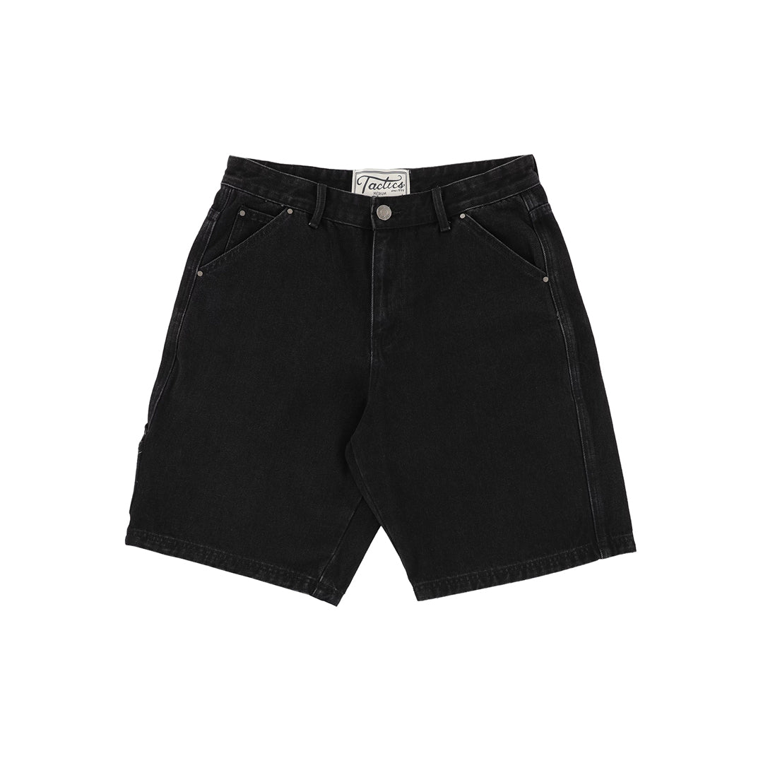 TACTICS（タクティクス）| CARPENTER DENIM SHORTS / WASHED BLACK | スノーボード・スケートボードのTACTICS JAPAN