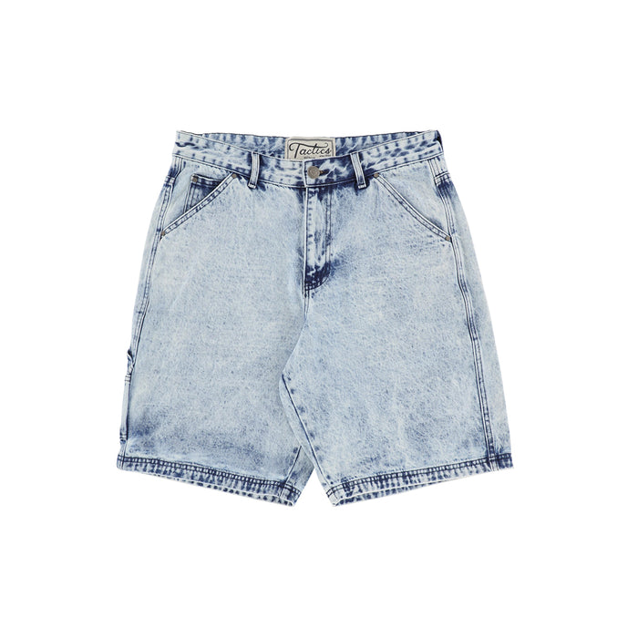 TACTICS（タクティクス）| CARPENTER DENIM SHORTS / WASHED BLUE | スノーボード・スケートボードのTACTICS JAPAN