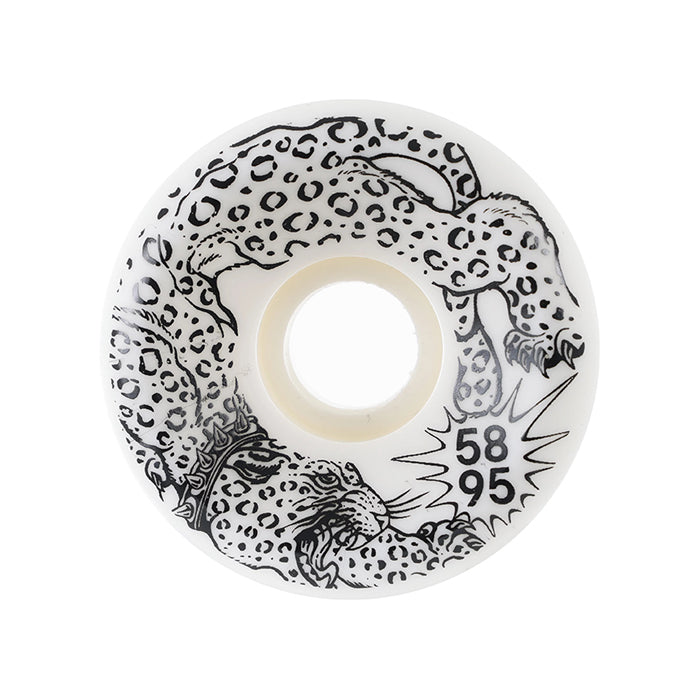 TACTICS（タクティクス）| CHERRIES X TACTICS JAGUAR CRUSTBUSTERS SKATEBOARD WHEELS / WHITE - 58MM 95A | スノーボード・スケートボードのTACTICS JAPAN