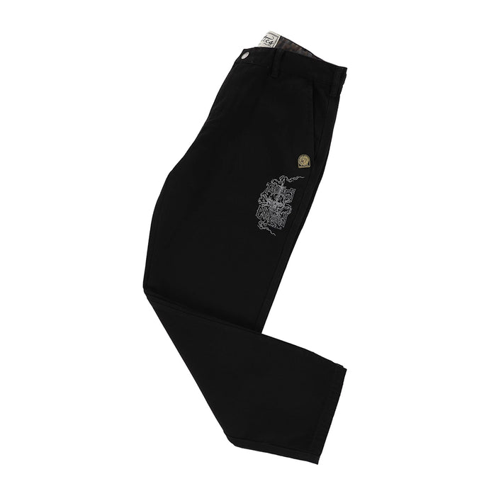 TACTICS（タクティクス）| CHERRIES X TACTICS CHINO PANTS / BLACK | スノーボード・スケートボードのTACTICS JAPAN