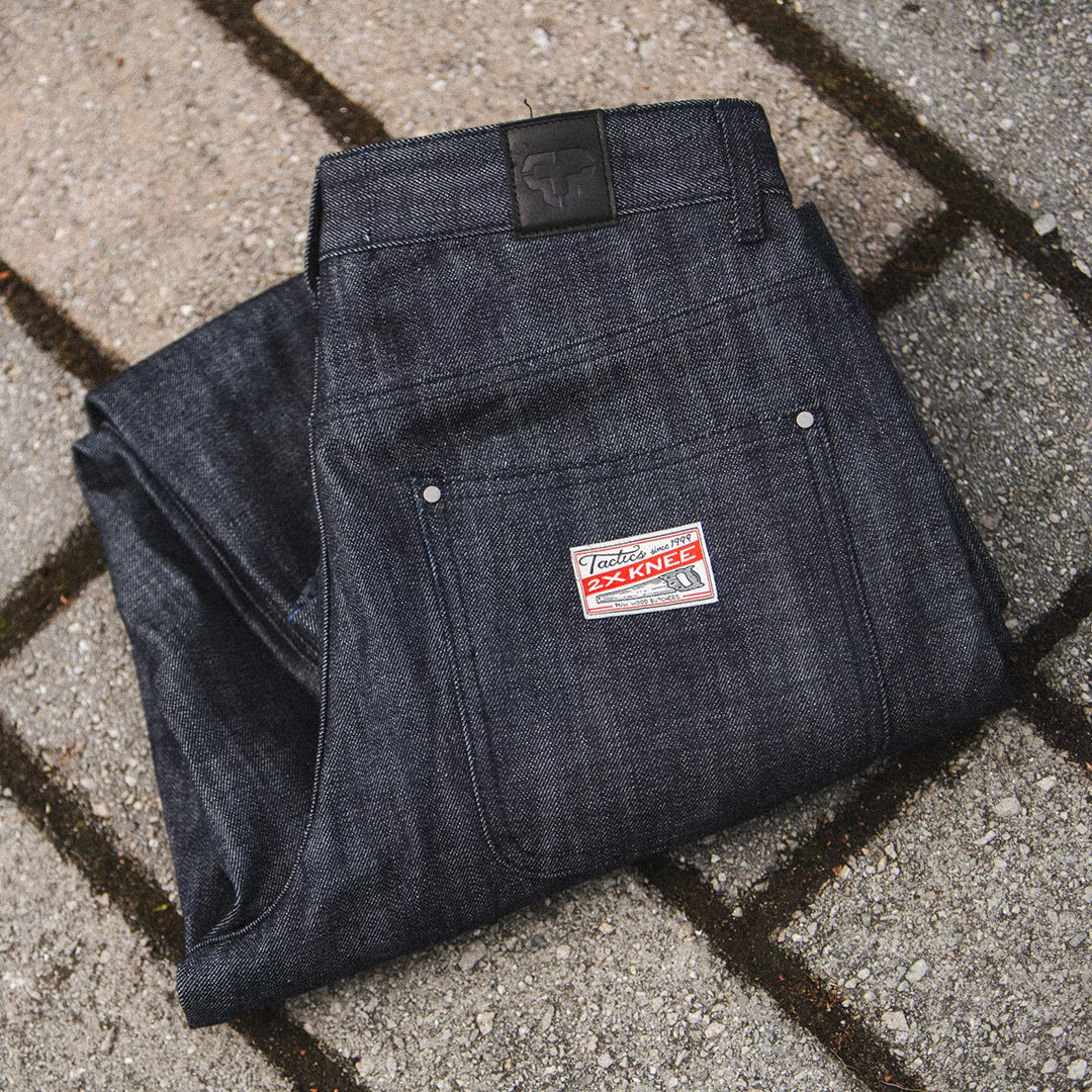 TACTICS（タクティクス）| DOUBLE KNEE JEANS / INDIGO SELVEDGE | スノーボード・スケートボードのTACTICS JAPAN