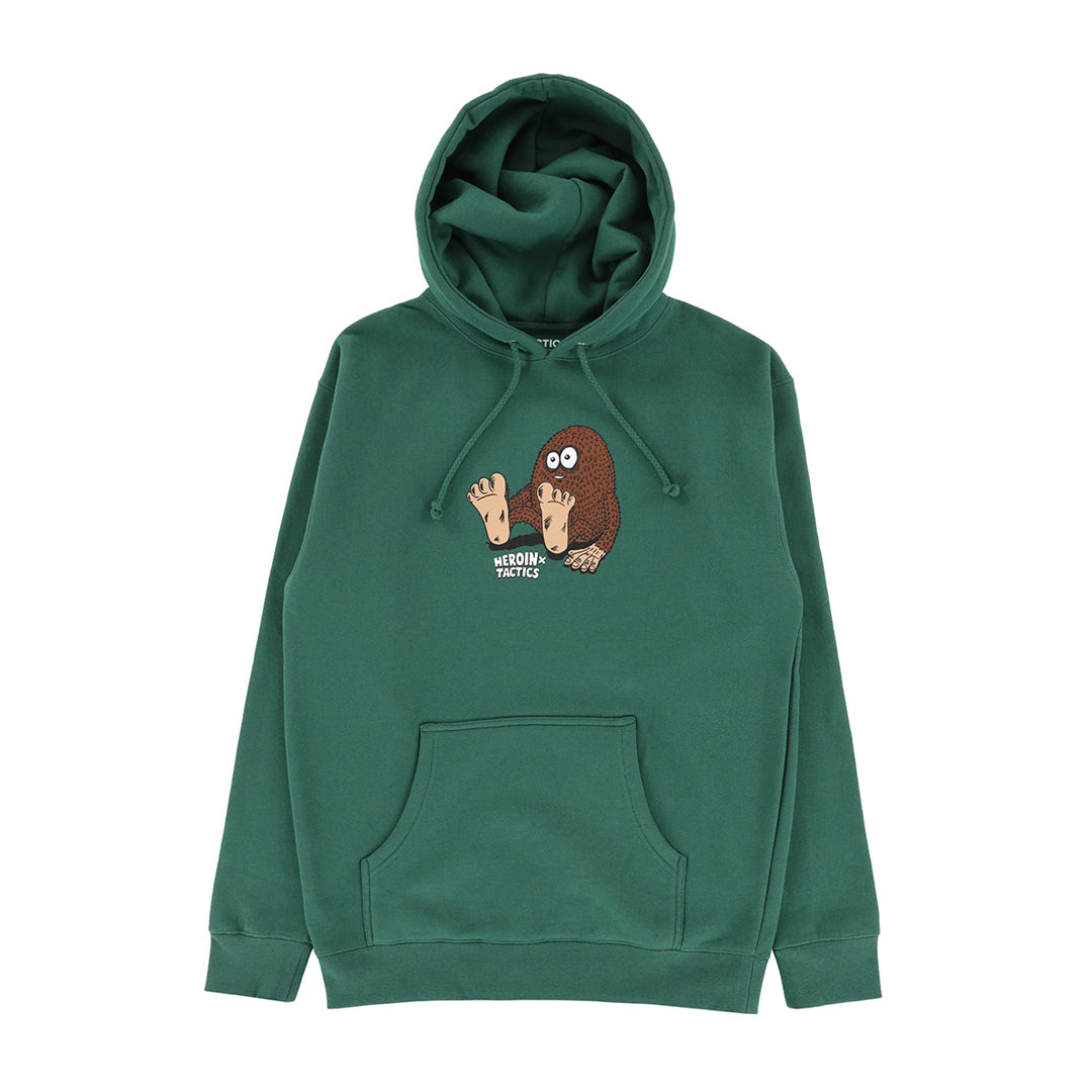HEROIN SKATEBOARD（ヘロイン スケートボード）| HEROIN X TACTICS EGGFOOT HOODIE / FOREST | スノーボード・スケートボードのTACTICS JAPAN
