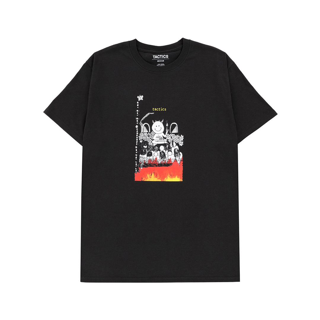TACTICS（タクティクス）| I KNOW NOTHING T-SHIRT / BLACK | スノーボード・スケートボードのTACTICS JAPAN
