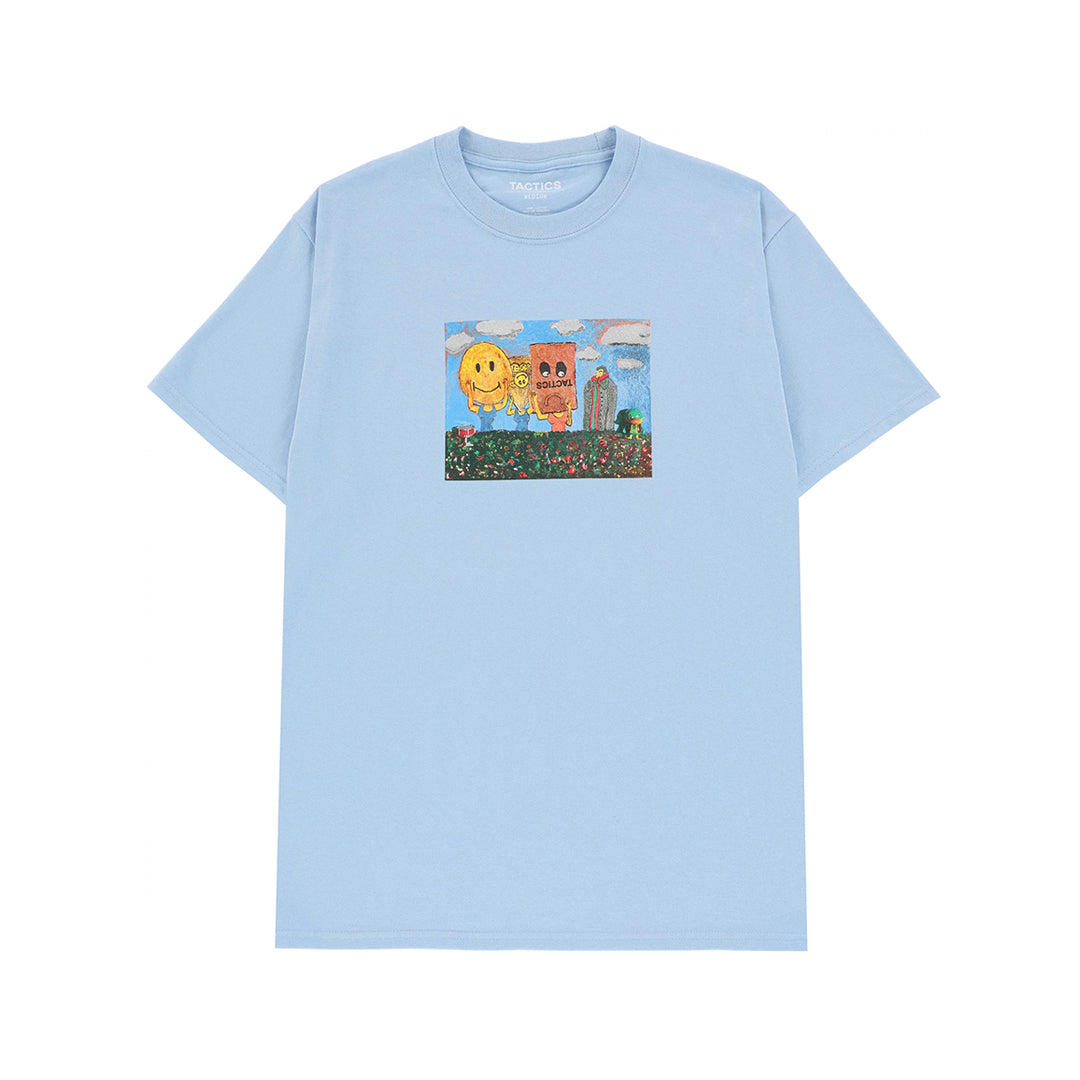 TACTICS（タクティクス）| LIFE ECO T-SHIRT / LIGHT BLUE | スノーボード・スケートボードのTACTICS JAPAN