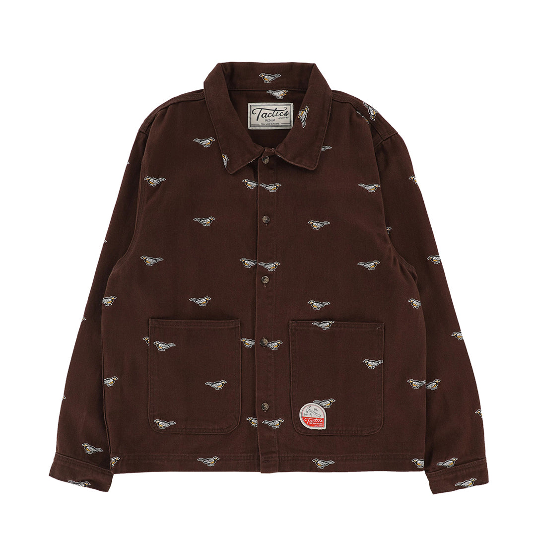 TACTICS（タクティクス）| LIGHT CHORE JACKET / BROWN MEADOWLARK | スノーボード・スケートボードのTACTICS JAPAN