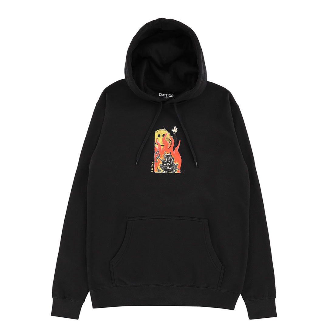 TACTICS（タクティクス）| LOVE TO ALL THE PEOPLE EVERYWH HOODIE / BLACK | スノーボード・スケートボードのTACTICS JAPAN