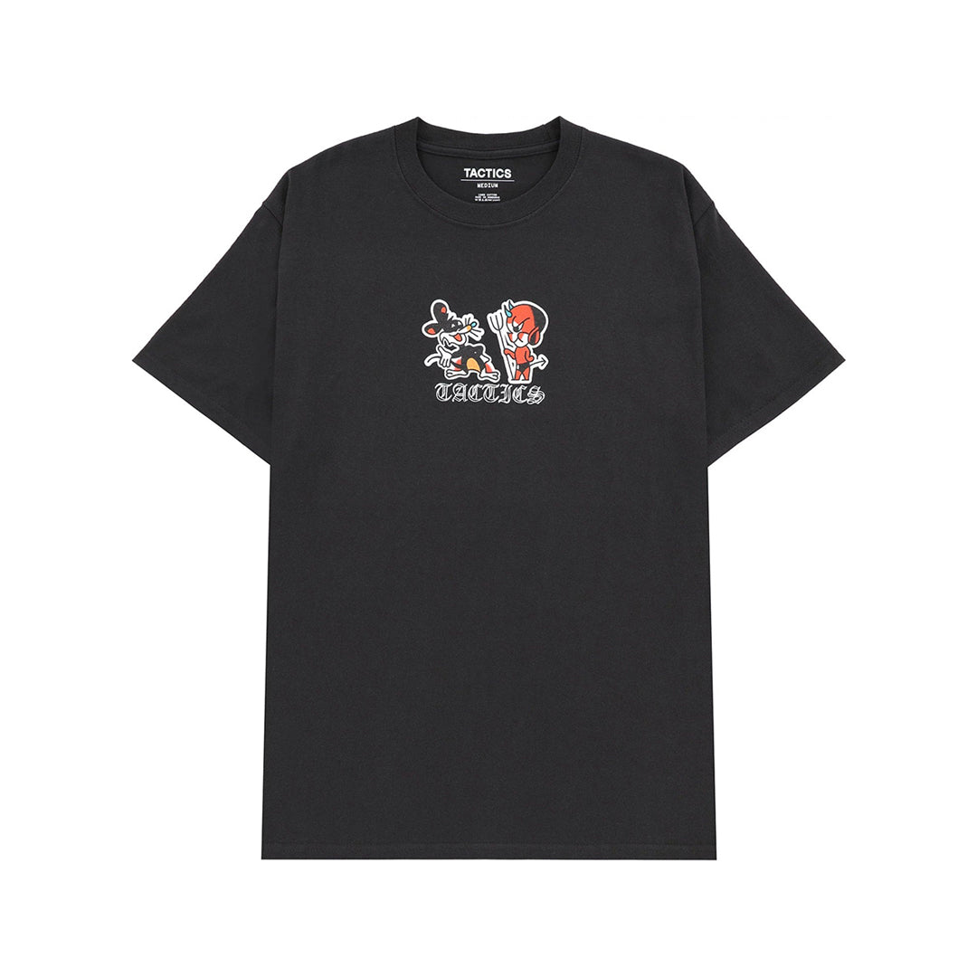 TACTICS（タクティクス）| LUCKY DEVIL T-SHIRT / BLACK | スノーボード・スケートボードのTACTICS JAPAN