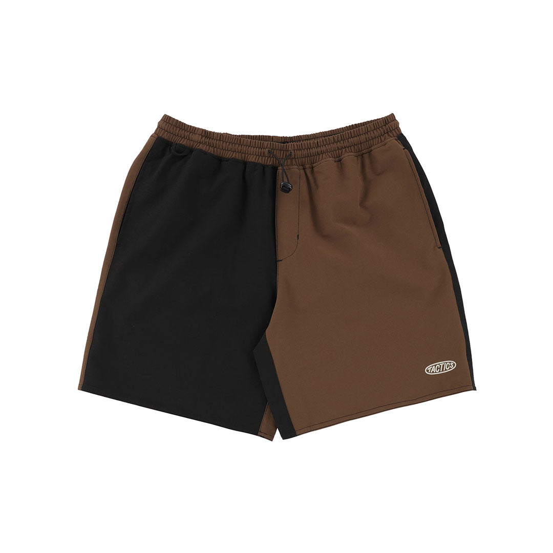 TACTICS（タクティクス）| OVAL LOGO HYBRID SHORT / BLACK BWORN ASYM | スノーボード・スケートボードのTACTICS JAPAN
