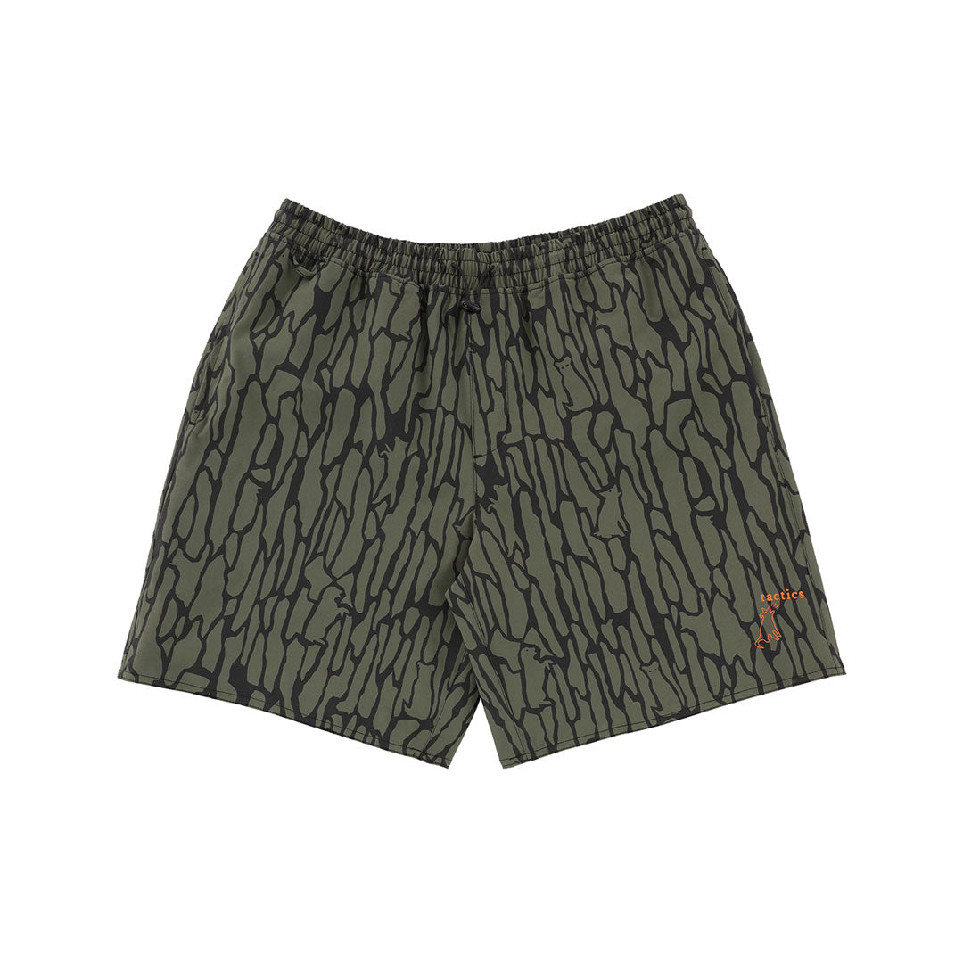 OVAL LOGO HYBRID SHORT / BARK CAMO
