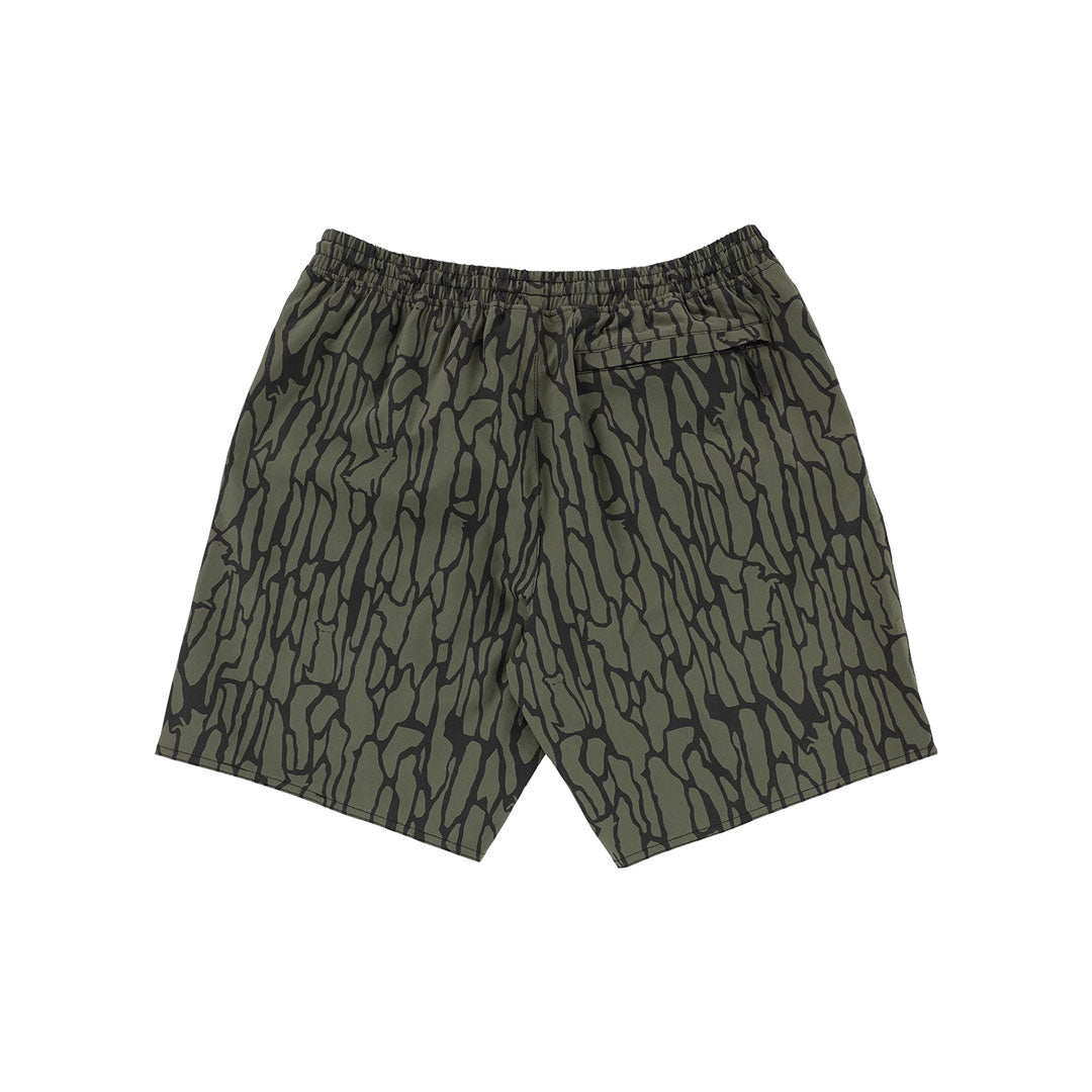 TACTICS（タクティクス）| 【KIDS】YOUTH OVAL LOGO HYBRID SHORT / BARK CAMO | スノーボード・スケートボードのTACTICS JAPAN