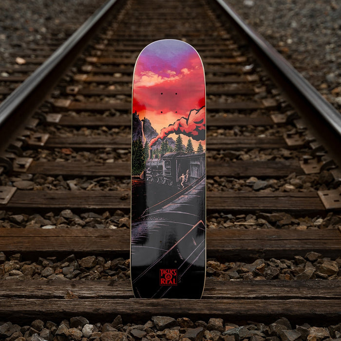 Real x Tactics Railway Skateboard Deck