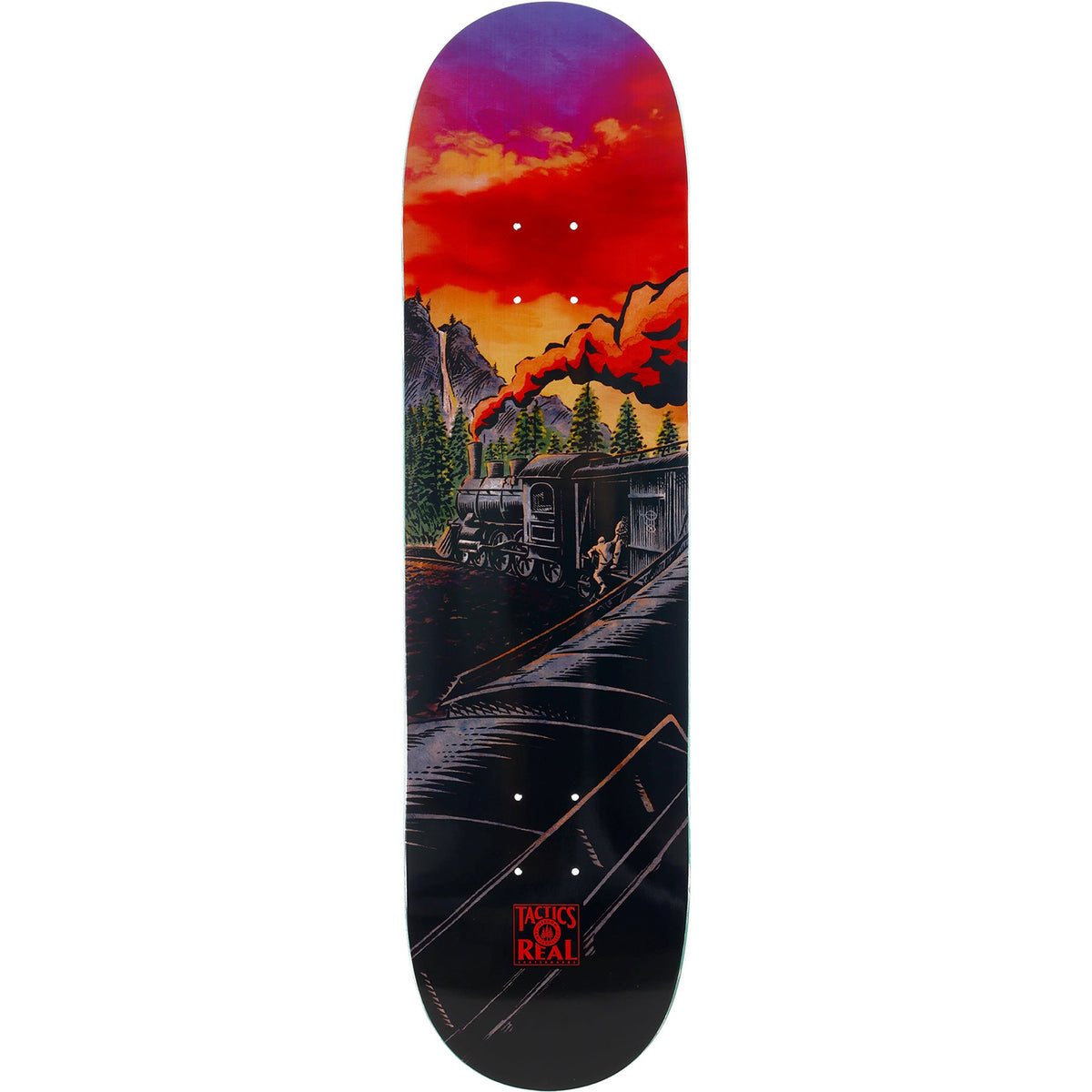 Real x Tactics Railway Skateboard Deck | TACTICS JAPAN