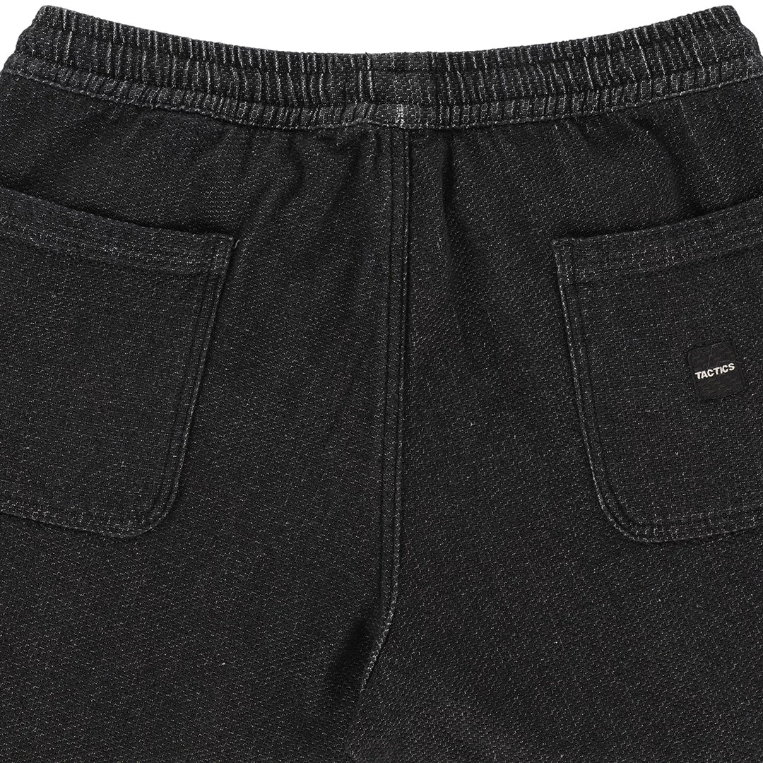 TACTICS（タクティクス）| SASHIKO WAVE SHORTS / BLACK | スノーボード・スケートボードのTACTICS JAPAN