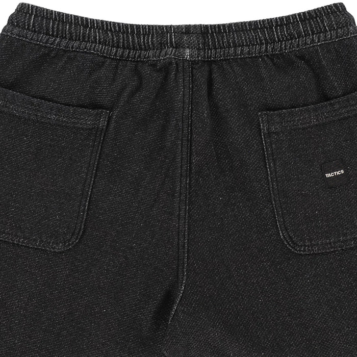 TACTICS（タクティクス）| SASHIKO WAVE SHORTS / BLACK | スノーボード・スケートボードのTACTICS JAPAN