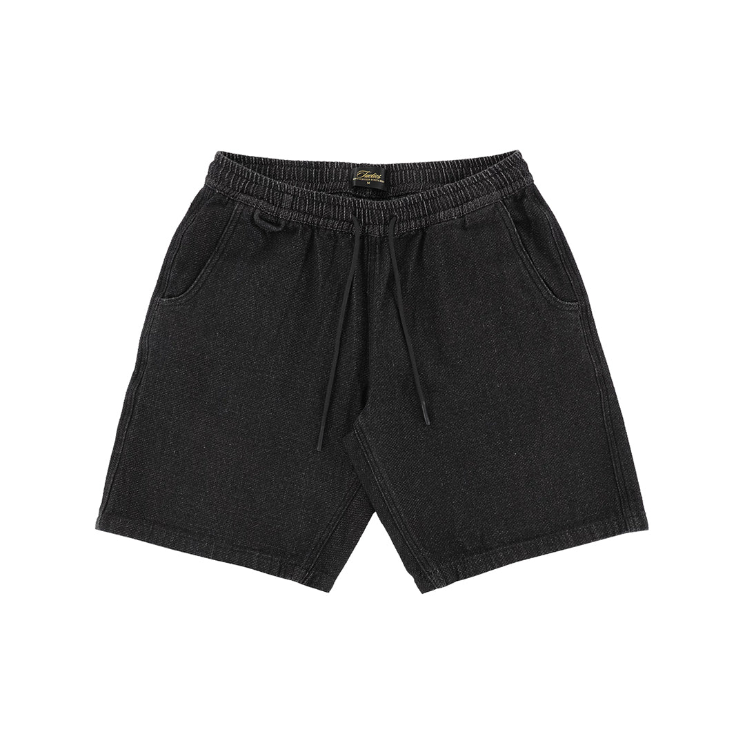 TACTICS（タクティクス）| SASHIKO WAVE SHORTS / BLACK | スノーボード・スケートボードのTACTICS JAPAN