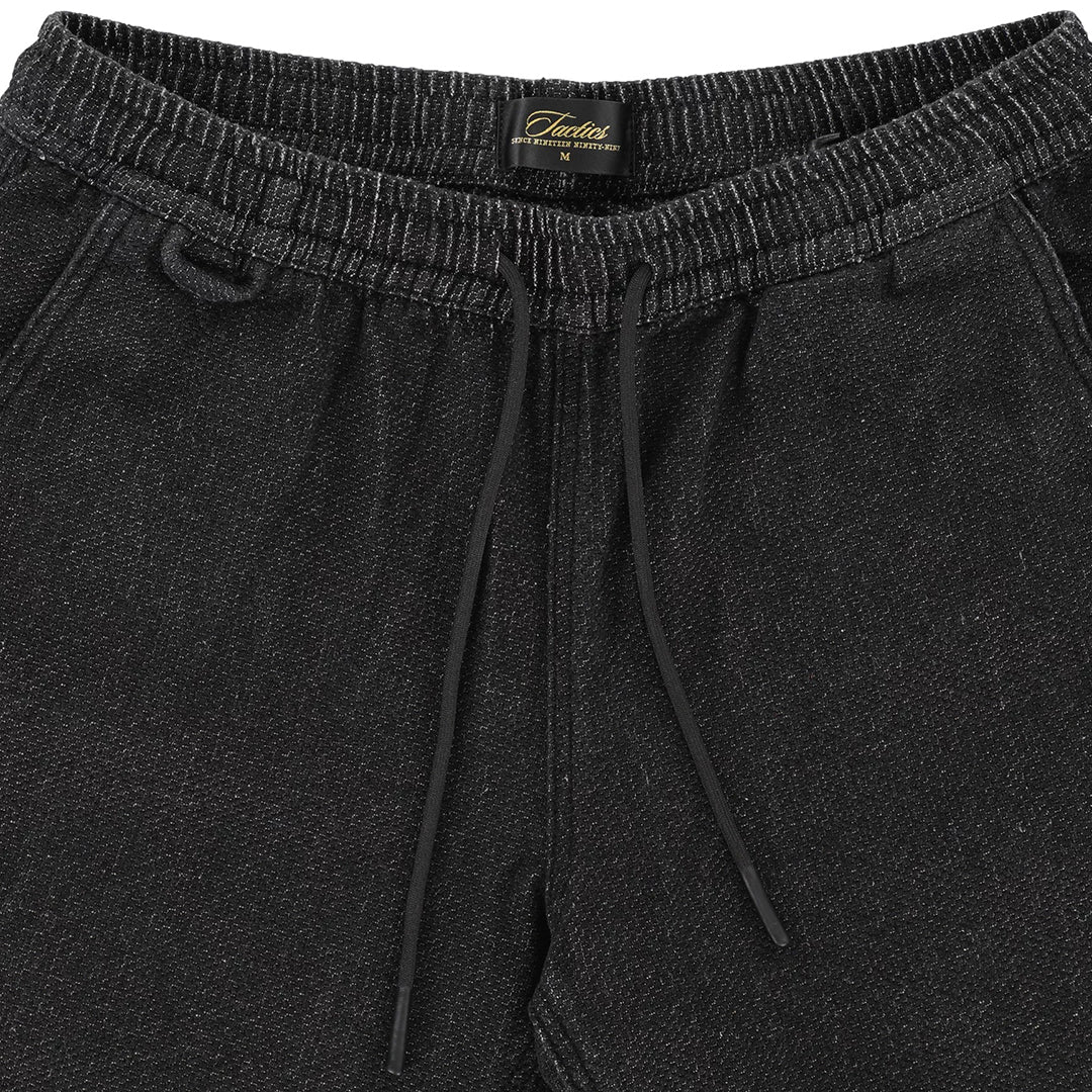 TACTICS（タクティクス）| SASHIKO WAVE SHORTS / BLACK | スノーボード・スケートボードのTACTICS JAPAN