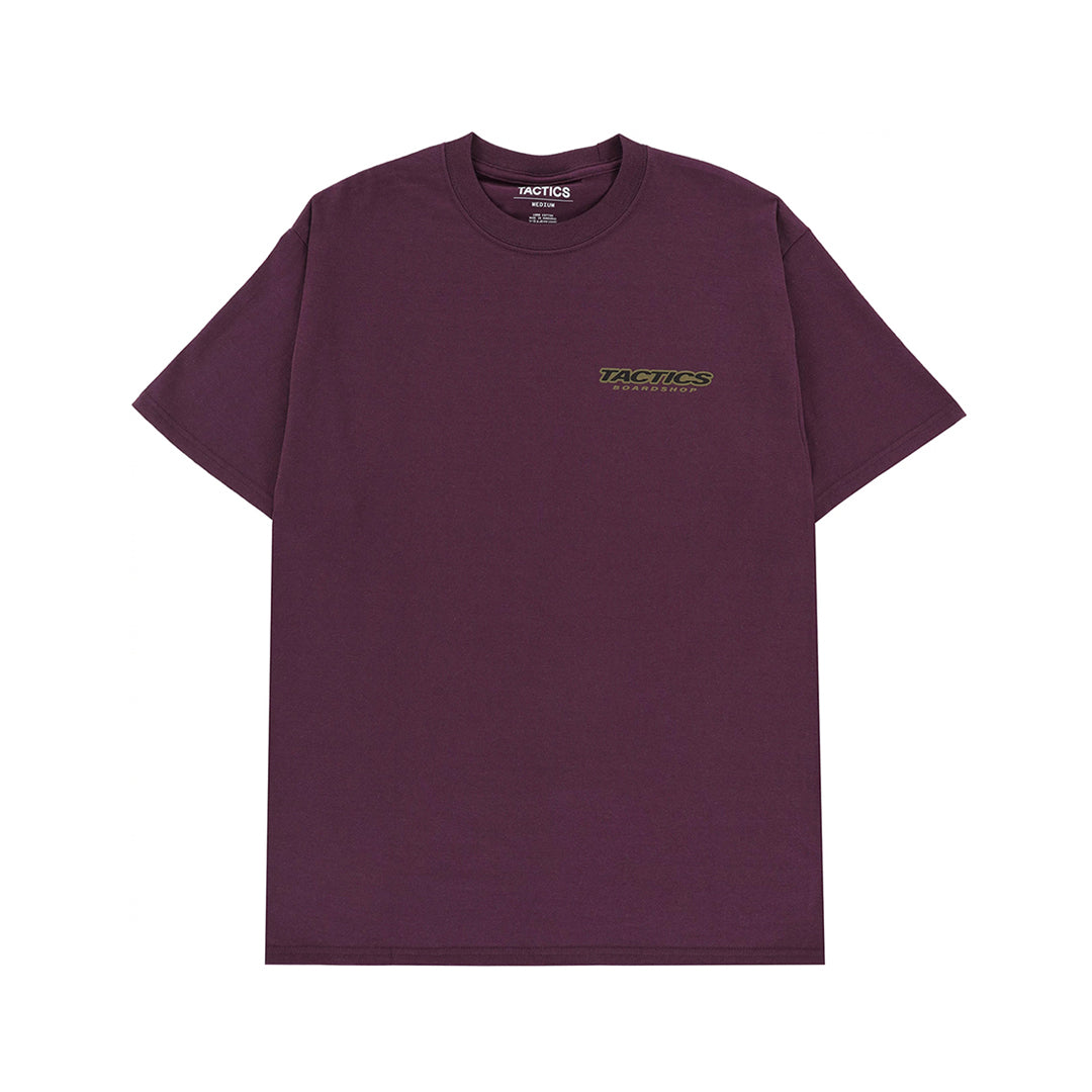 TACTICS（タクティクス）| THROWBACK LOGO T-SHIRT / DUSK | スノーボード・スケートボードのTACTICS JAPAN