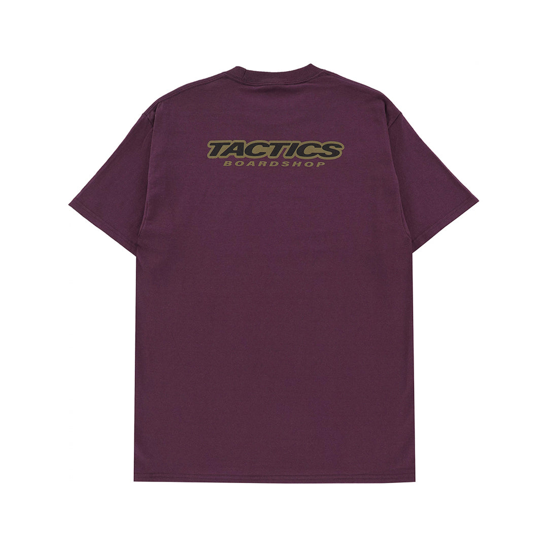 TACTICS（タクティクス）| THROWBACK LOGO T-SHIRT / DUSK | スノーボード・スケートボードのTACTICS JAPAN