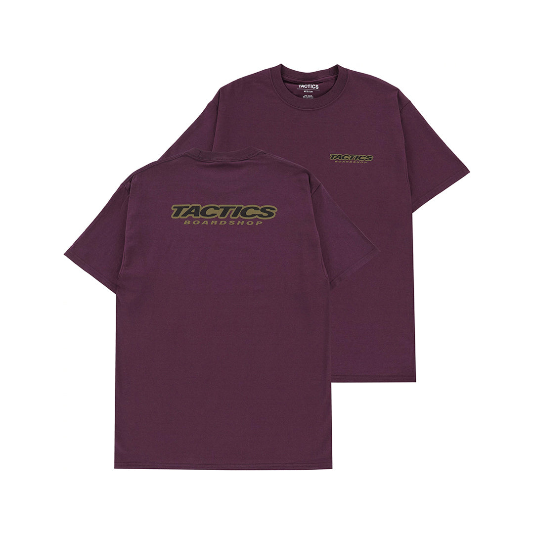 TACTICS（タクティクス）| THROWBACK LOGO T-SHIRT / DUSK | スノーボード・スケートボードのTACTICS JAPAN