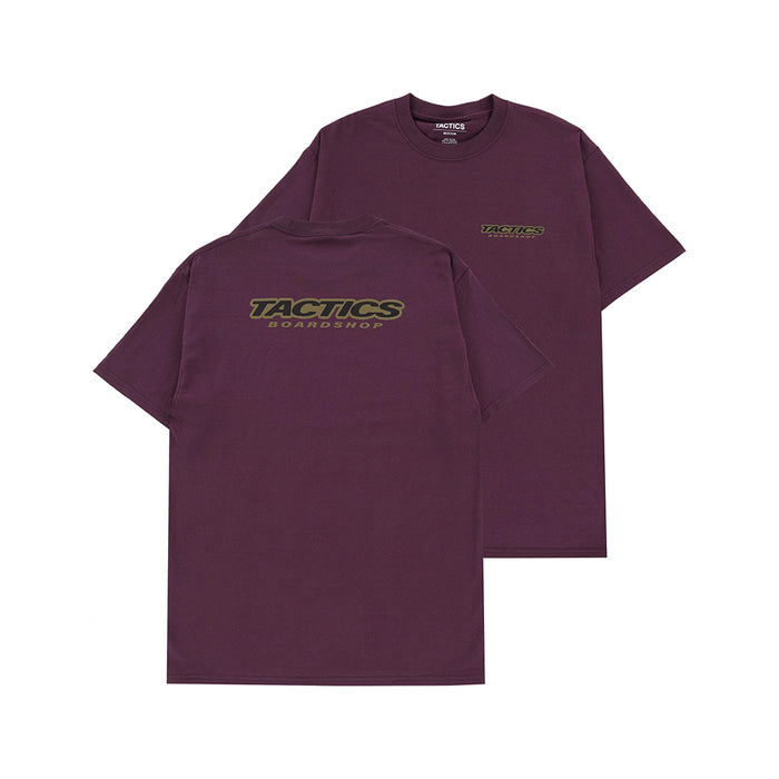 TACTICS（タクティクス）| THROWBACK LOGO T-SHIRT / DUSK | スノーボード・スケートボードのTACTICS JAPAN