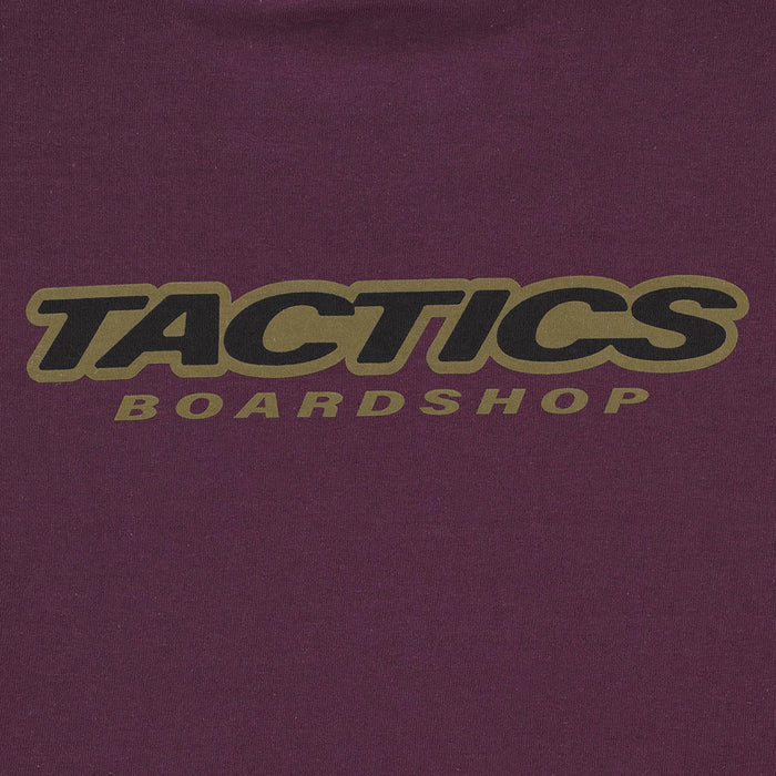 TACTICS（タクティクス）| THROWBACK LOGO T-SHIRT / DUSK | スノーボード・スケートボードのTACTICS JAPAN