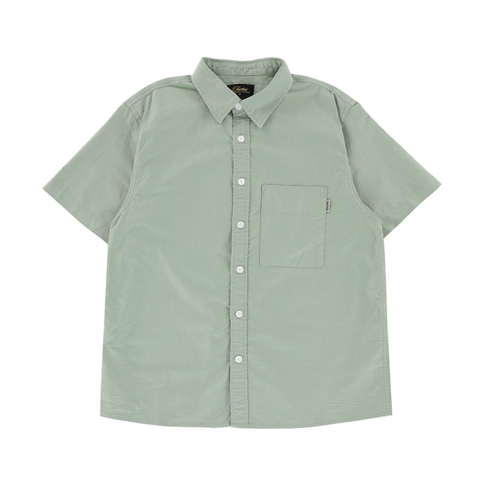 TACTICS（タクティクス）| TRADEMARK S/S SHIRT / SLATE GREEN OXFORD | スノーボード・スケートボードのTACTICS JAPAN