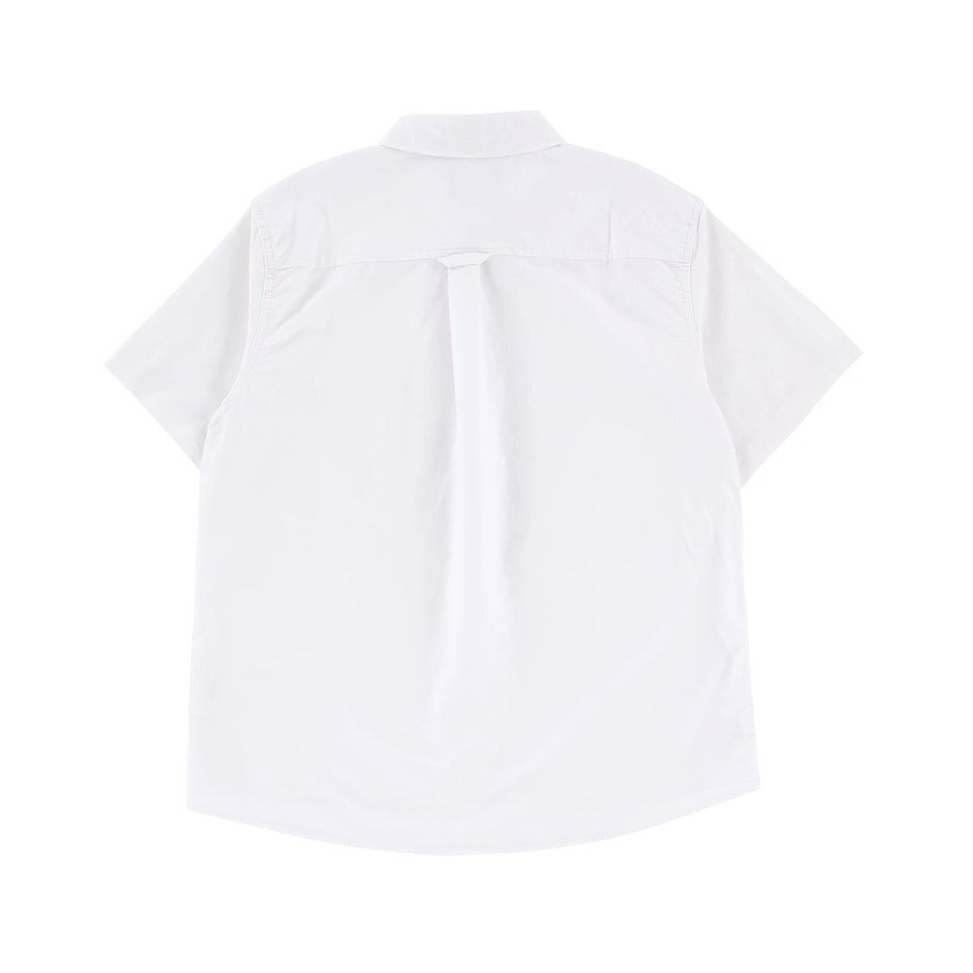 TACTICS（タクティクス）| TRADEMARK S/S SHIRT / WHITE OXFORD | スノーボード・スケートボードのTACTICS JAPAN
