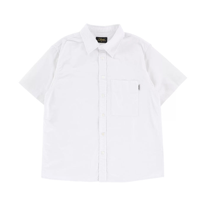 TACTICS（タクティクス）| TRADEMARK S/S SHIRT / WHITE OXFORD | スノーボード・スケートボードのTACTICS JAPAN