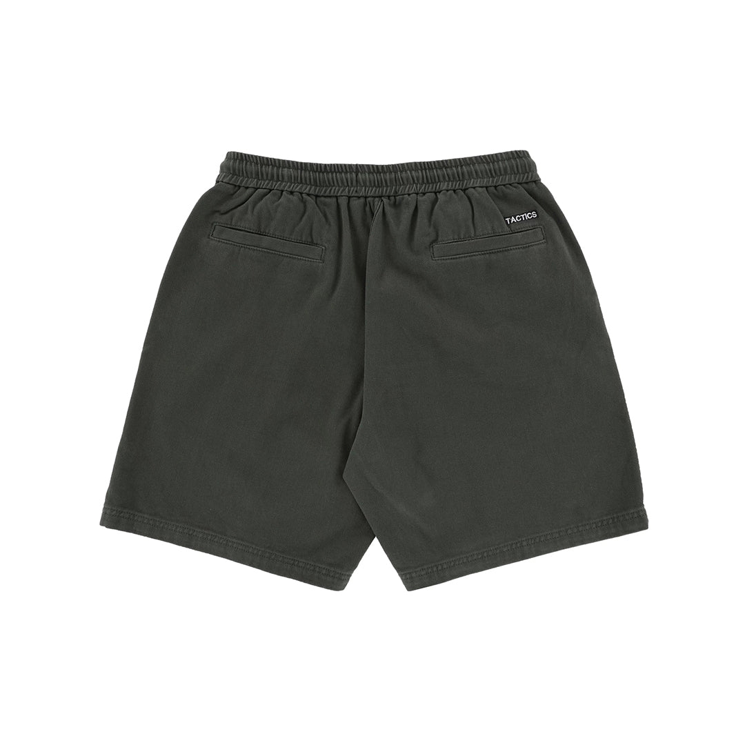 TACTICS（タクティクス）| TRADEMARK WASHED TWILL SHORTS / WASHED FOREST | スノーボード・スケートボードのTACTICS JAPAN