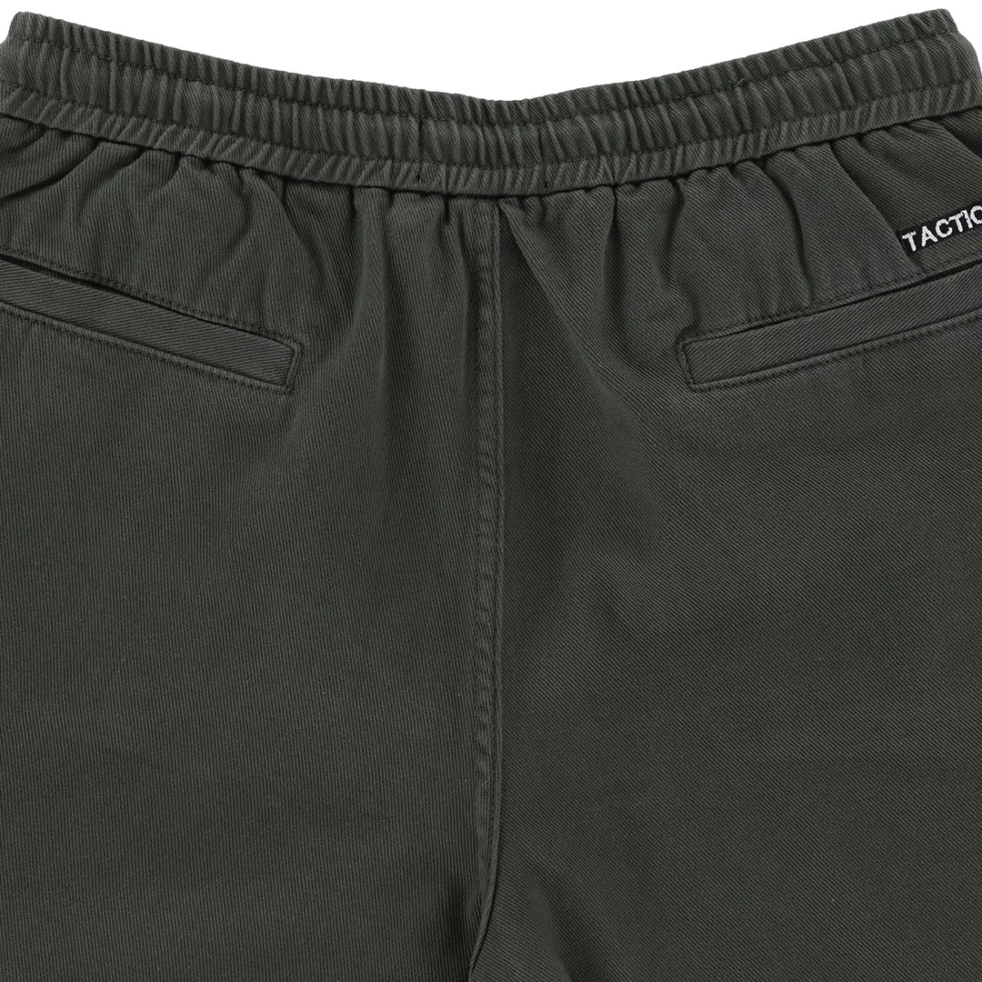TACTICS（タクティクス）| TRADEMARK WASHED TWILL SHORTS / WASHED FOREST | スノーボード・スケートボードのTACTICS JAPAN