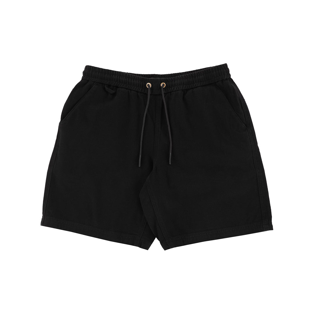 TACTICS（タクティクス）| TRADEMARK WASHED TWILL SHORTS / WASHED BLACK | スノーボード・スケートボードのTACTICS JAPAN