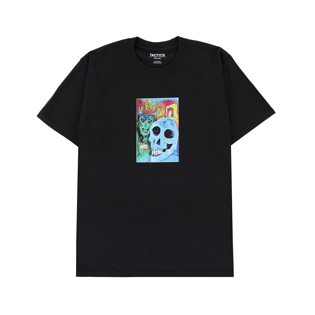 TACTICS（タクティクス）| UNSURPASSED INSIGNIFICANCE T-SHIRT / BLACK | スノーボード・スケートボードのTACTICS JAPAN