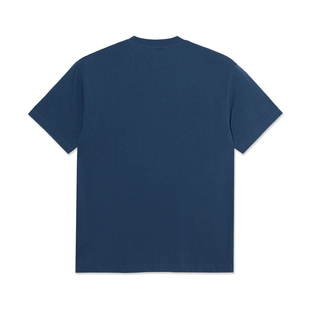 POLAR SKATE CO. （ポーラー スケート カンパニー）| PASSING RESEMBLANCE TEE / GREY BLUE | スノーボード・スケートボードのTACTICS JAPAN