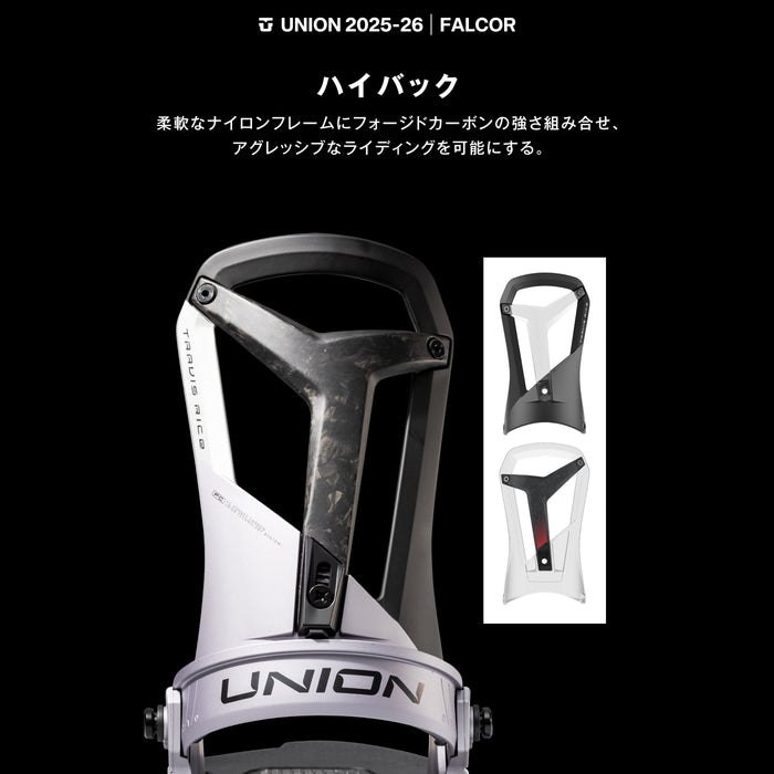 FALCOR SNOWBOARD BINDINGS 2026 / BLACK