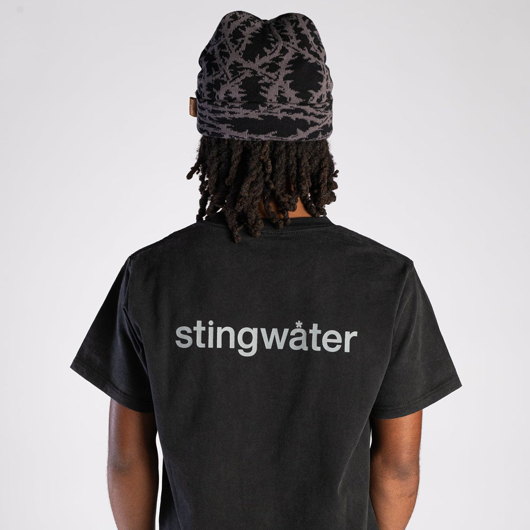 STINGWATER（スティングウォーター）| MINI CRISIS T-SHIRT / FADED BLACK | スノーボード・スケートボードのTACTICS JAPAN