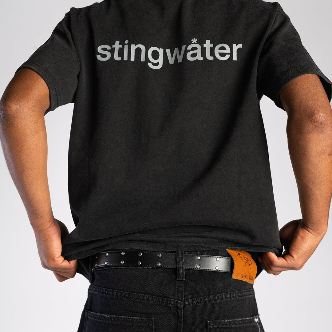 STINGWATER（スティングウォーター）| MINI CRISIS T-SHIRT / FADED BLACK | スノーボード・スケートボードのTACTICS JAPAN